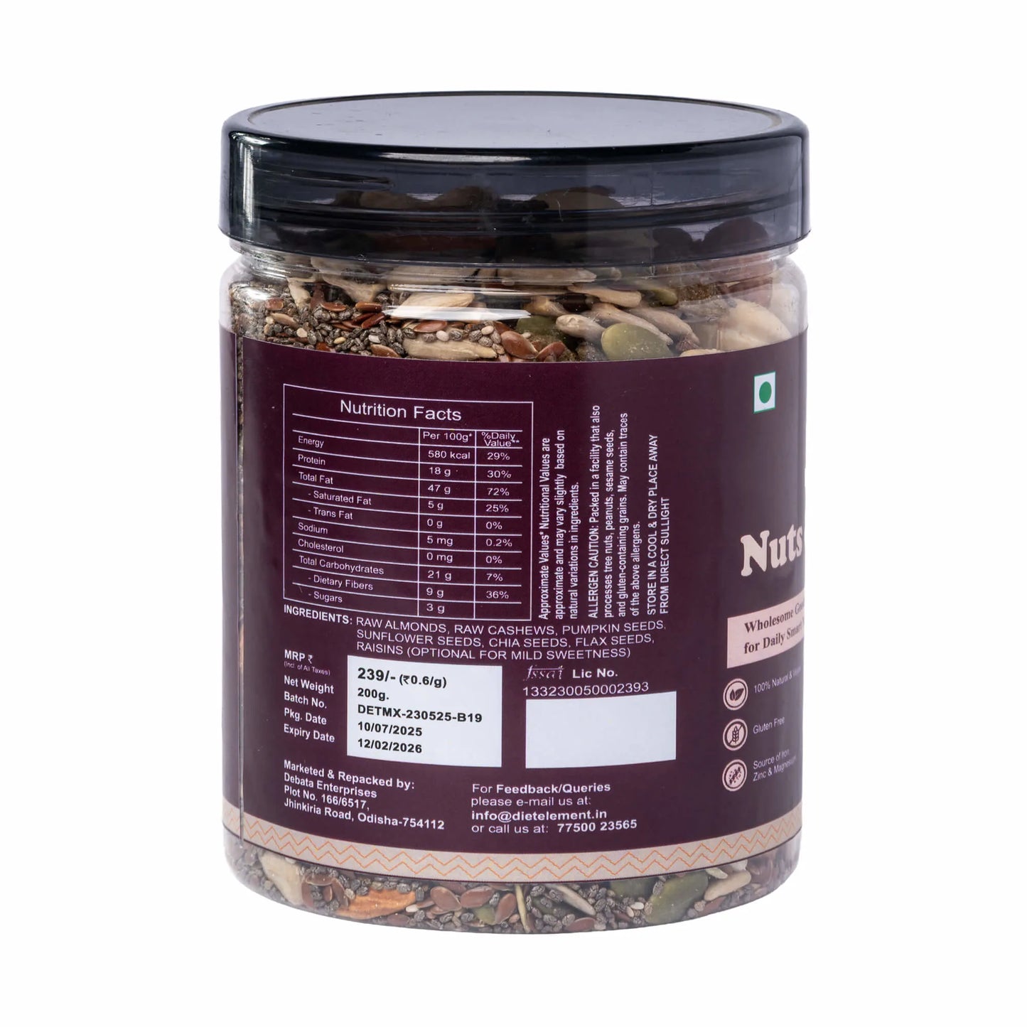 Nut & Seed Trail Mix 200g