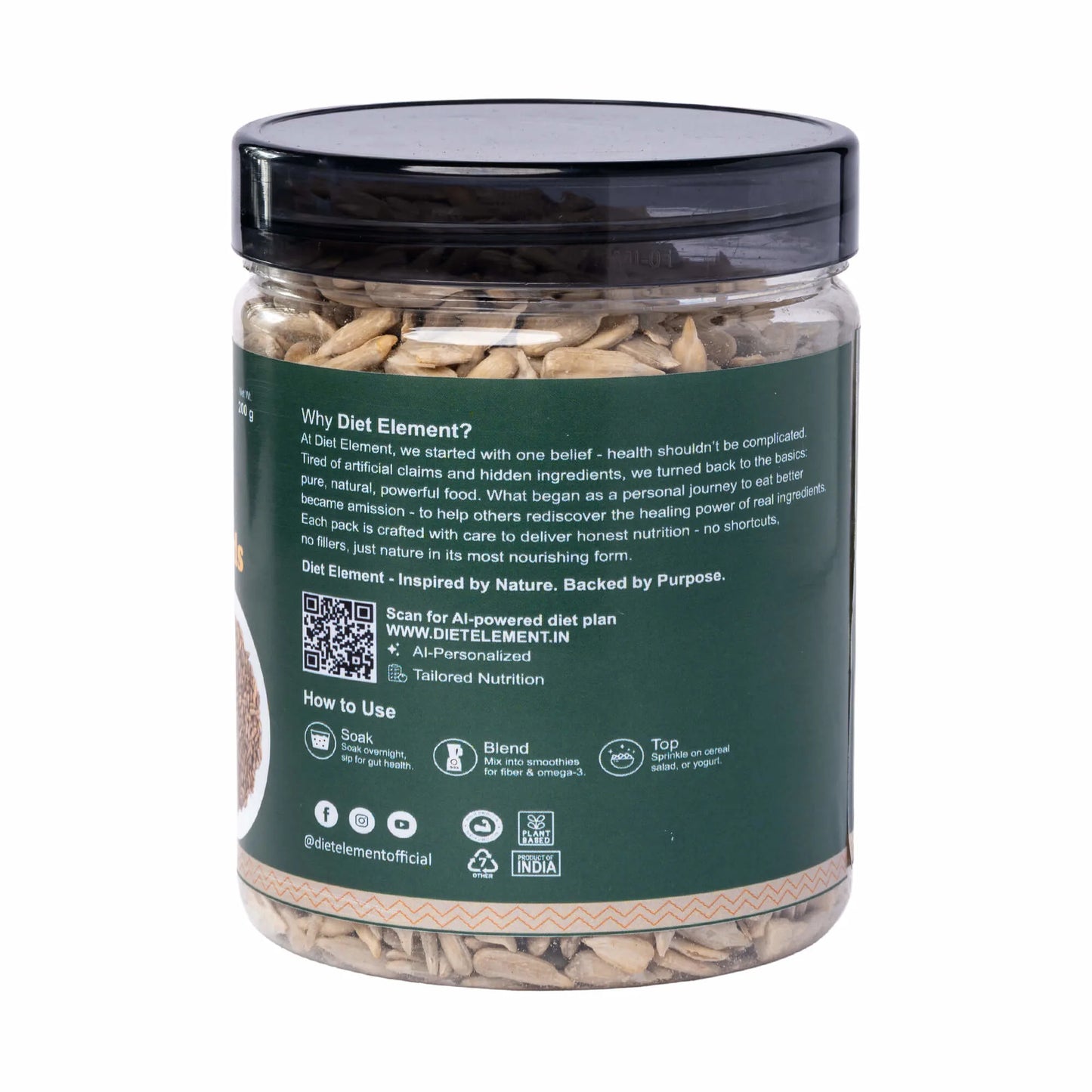 Sunshine Sunflower Seeds 200g